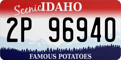 ID license plate 2P9694O