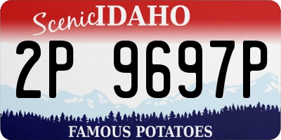 ID license plate 2P9697P