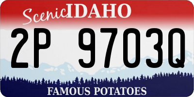 ID license plate 2P9703Q