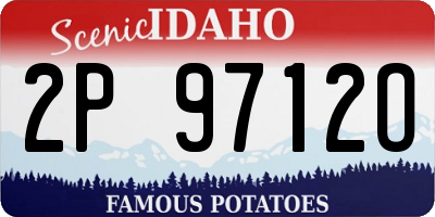 ID license plate 2P9712O