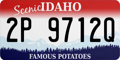 ID license plate 2P9712Q