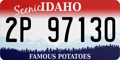 ID license plate 2P9713O