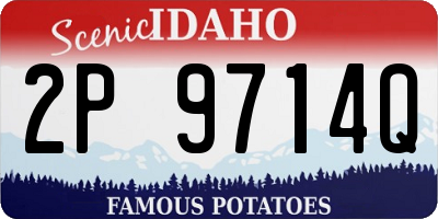 ID license plate 2P9714Q