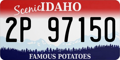ID license plate 2P9715O