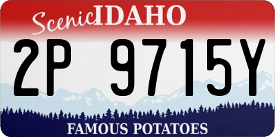 ID license plate 2P9715Y