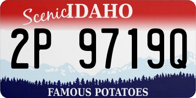 ID license plate 2P9719Q