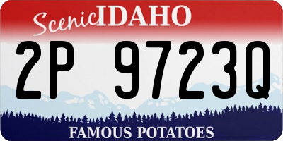 ID license plate 2P9723Q