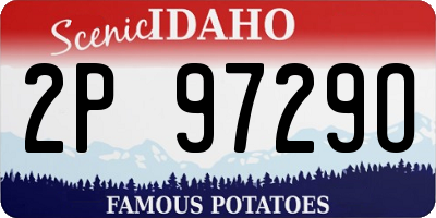 ID license plate 2P9729O