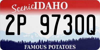 ID license plate 2P9730Q