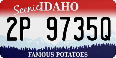 ID license plate 2P9735Q