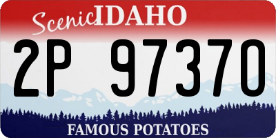 ID license plate 2P9737O