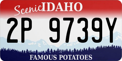 ID license plate 2P9739Y
