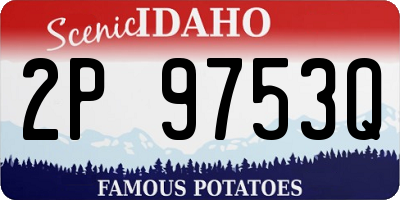 ID license plate 2P9753Q