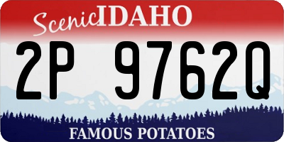 ID license plate 2P9762Q