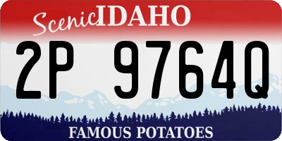 ID license plate 2P9764Q