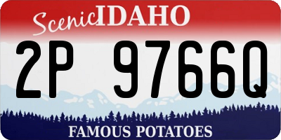 ID license plate 2P9766Q