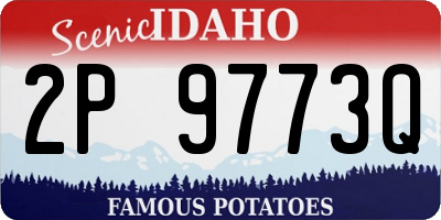 ID license plate 2P9773Q