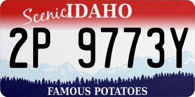 ID license plate 2P9773Y