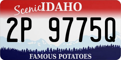 ID license plate 2P9775Q