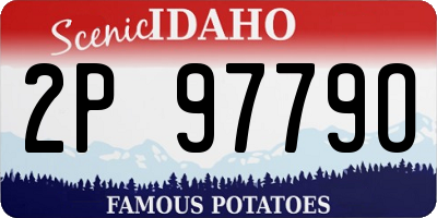 ID license plate 2P9779O