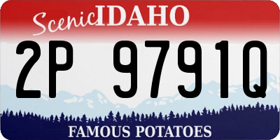 ID license plate 2P9791Q