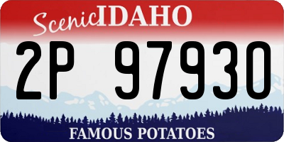 ID license plate 2P9793O
