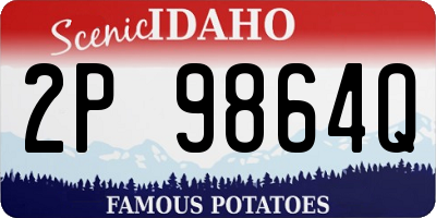 ID license plate 2P9864Q