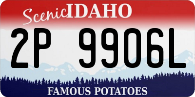 ID license plate 2P9906L