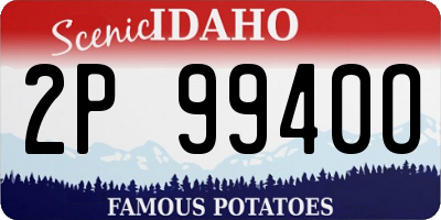 ID license plate 2P9940O