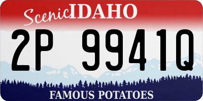 ID license plate 2P9941Q
