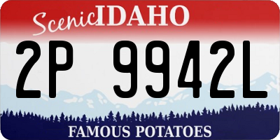 ID license plate 2P9942L