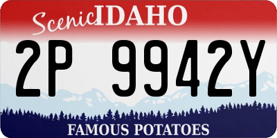 ID license plate 2P9942Y