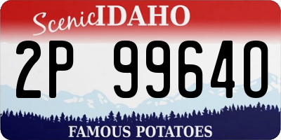 ID license plate 2P9964O