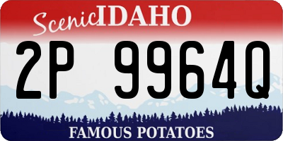 ID license plate 2P9964Q