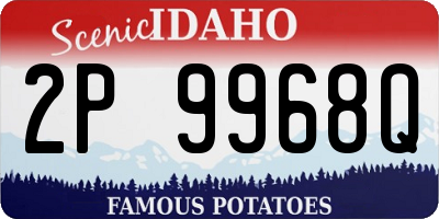 ID license plate 2P9968Q
