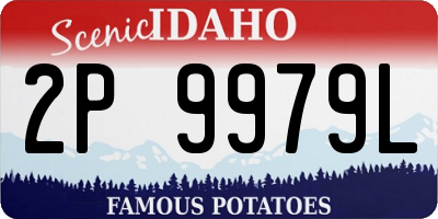 ID license plate 2P9979L