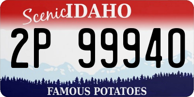 ID license plate 2P9994O