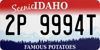 ID license plate 2P9994T