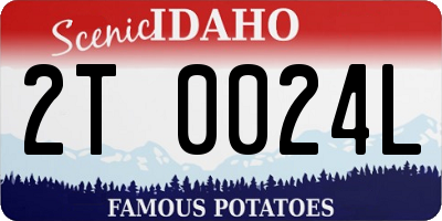 ID license plate 2T0024L