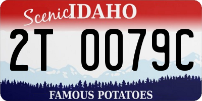 ID license plate 2T0079C