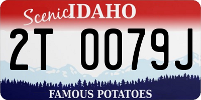 ID license plate 2T0079J
