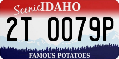 ID license plate 2T0079P