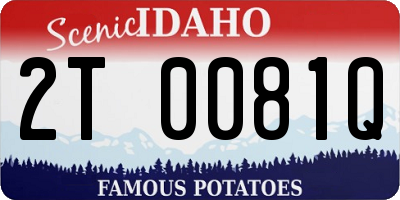ID license plate 2T0081Q
