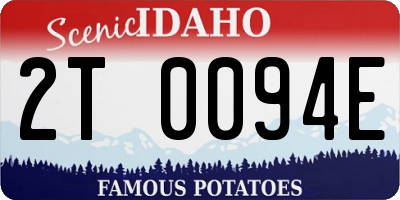 ID license plate 2T0094E