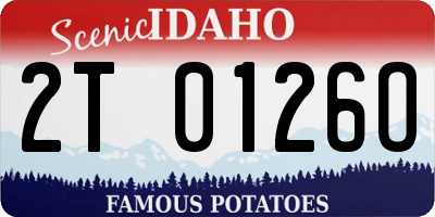 ID license plate 2T0126O