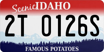 ID license plate 2T0126S