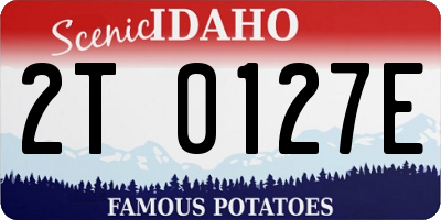 ID license plate 2T0127E