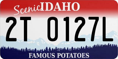 ID license plate 2T0127L