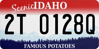 ID license plate 2T0128Q