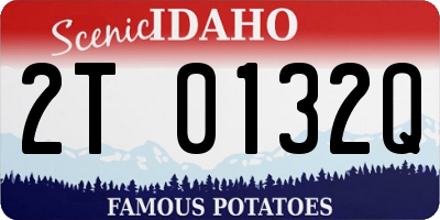 ID license plate 2T0132Q